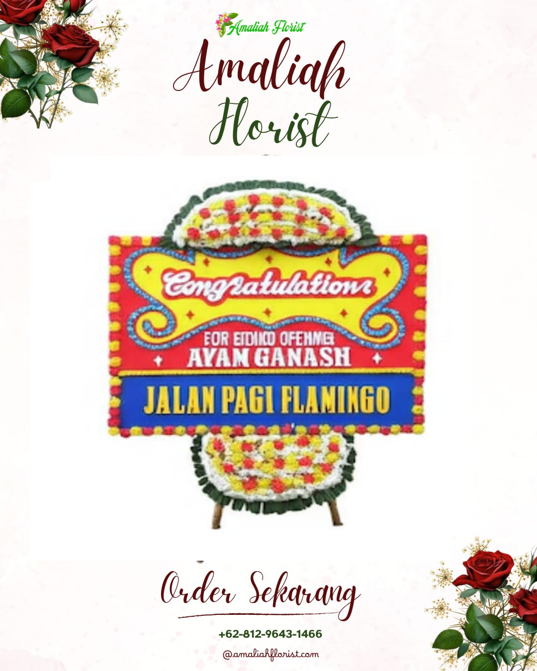 Sewa Papan Bunga Cihara